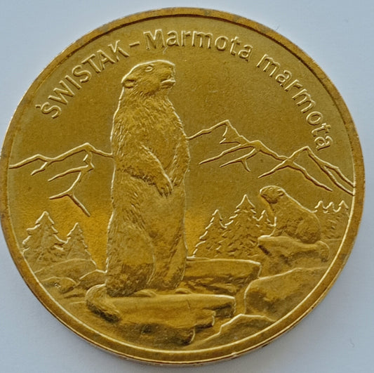 2 zł 2006 - Zwierzęta świata: Świstak (woreczek 50 szt.)