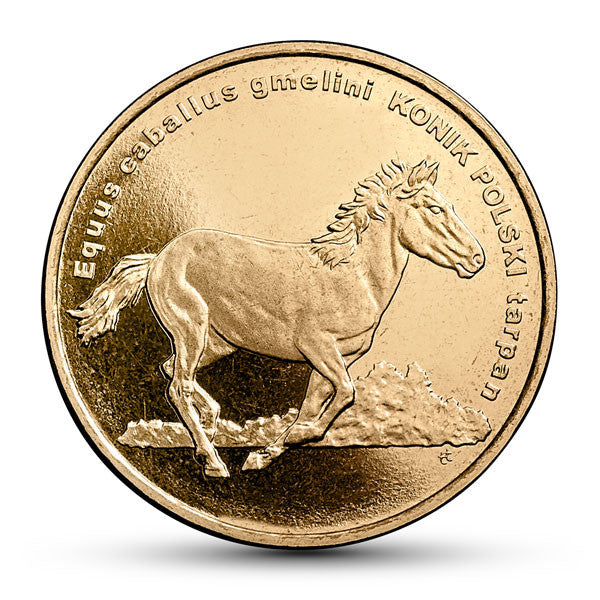2 zł 2014 - Zwierzęta Świata – konik polski