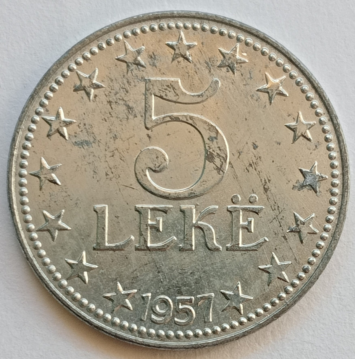 Albania 5 Lek 1957