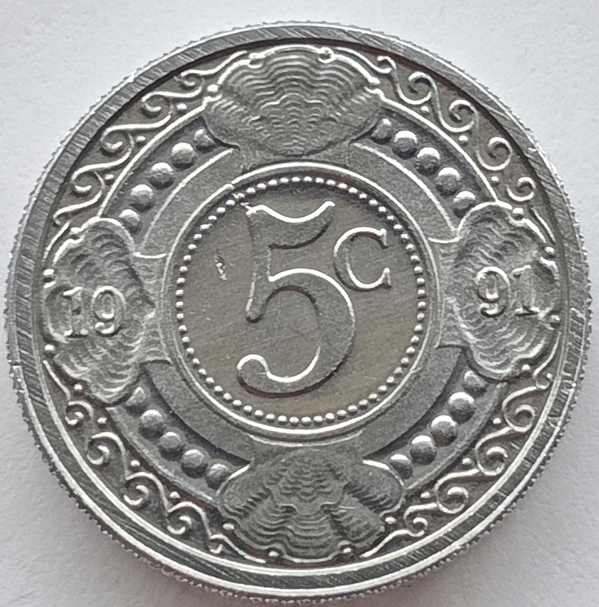 Antyle Holenderskie 5 Cent 1991