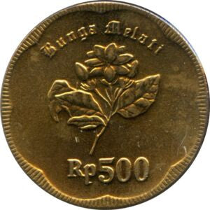 Indonezja 500 Rupii 1991