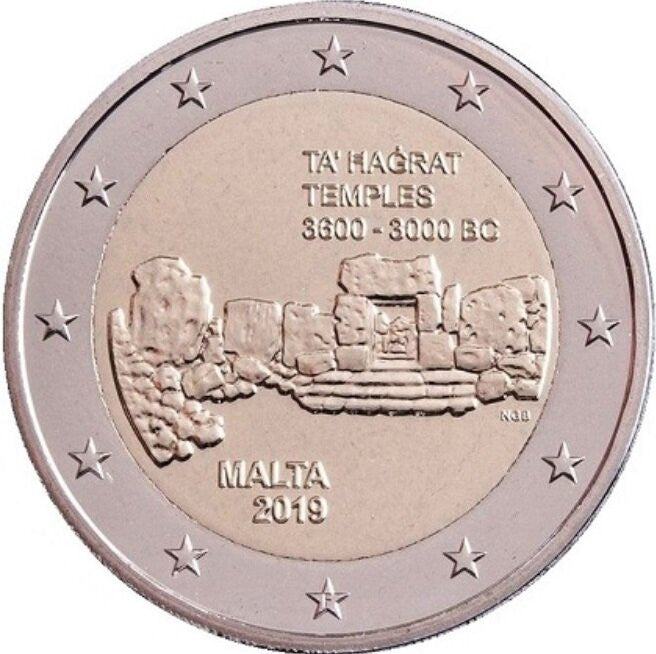 Malta 2 euro 2019 Świątynie Ta’ Haġrat