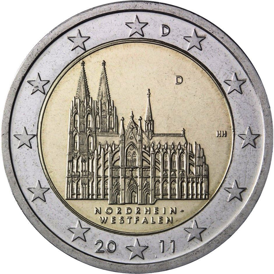 Niemcy 2 euro 2011 Nadrenia Północna-Westfalia