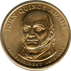 USA 1 Dolar 2008 6 Prezydent USA - John Quincy Adams (1825-1829)
