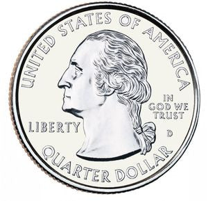 USA 25 centów / ćwiartka 2000 Massachusetts