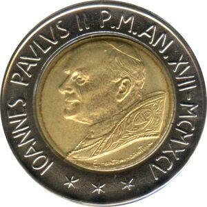 Watykan 500 Lirów 1995