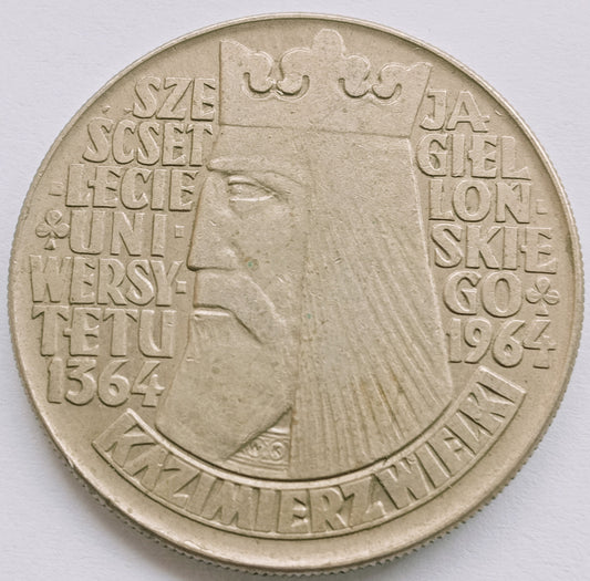 10 Złotych 1964 600-lecie Uniwersytetu Jagiellońskiego