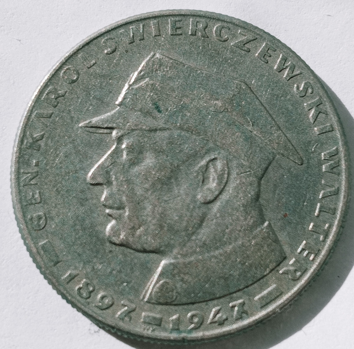 10 Złotych 1967 20. rocznica śmierci Karola Świerczewskiego