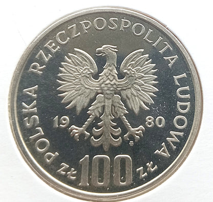 100 Złotych 1980  Igrzyska XXII Olimpiady, Moskwa 1980