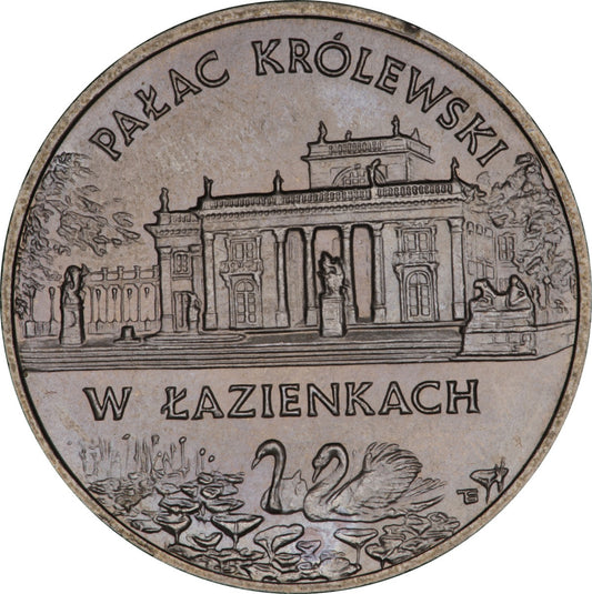 2 zł 1995 - Zamki i pałace w Polsce: Pałac Królewski w Łazienkach