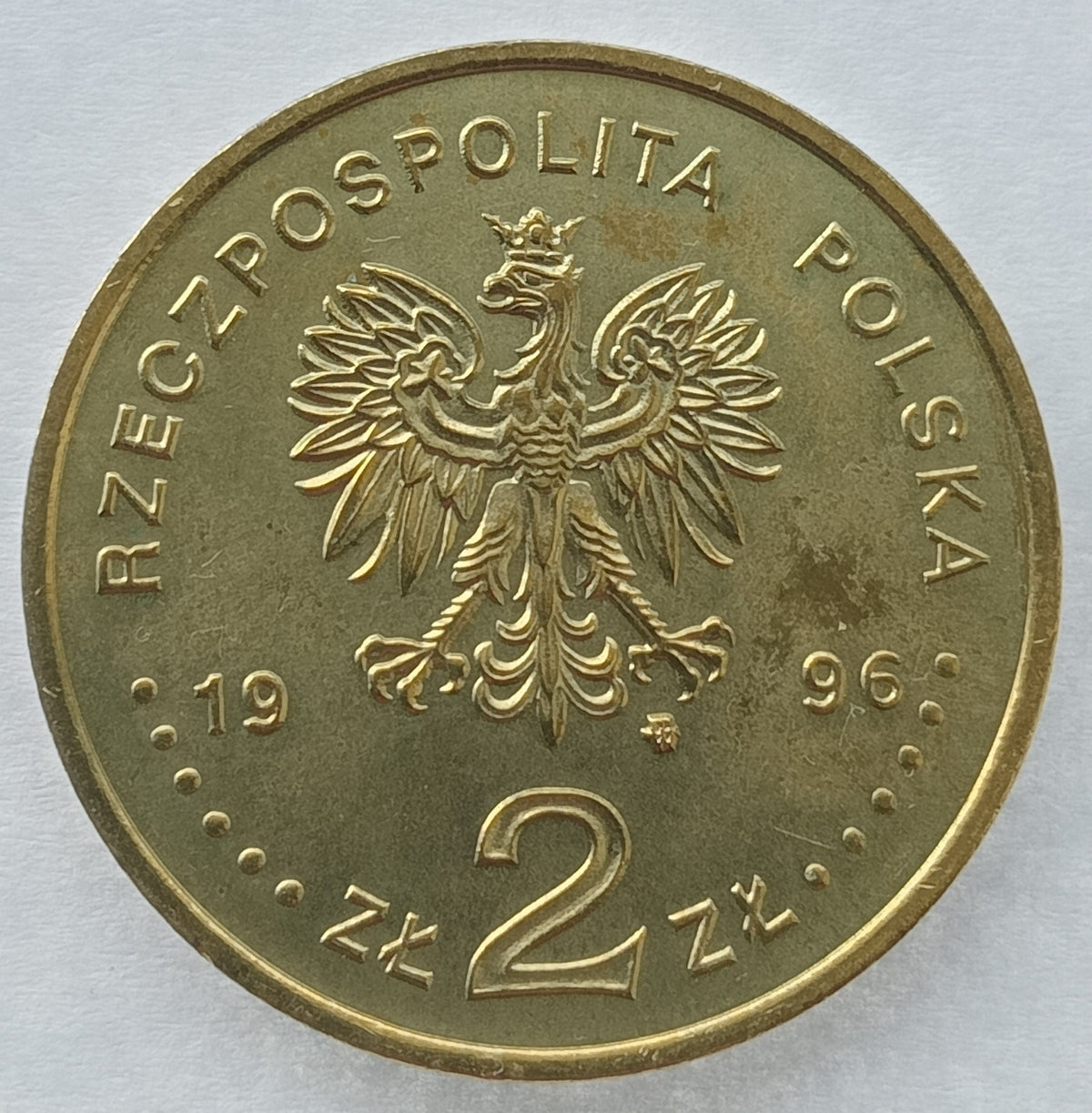 2 zł 1996 - Poczet królów i książąt polskich: Zygmunt II August (1548 - 1572)