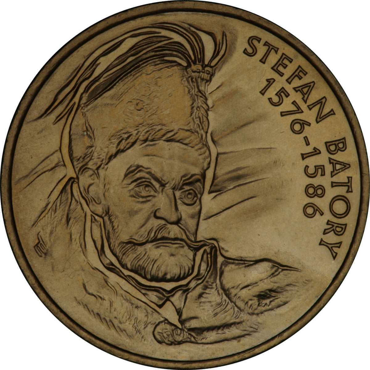 2 zł 1997 - Poczet królów i książąt polskich: Stefan Batory (1576 - 1586)