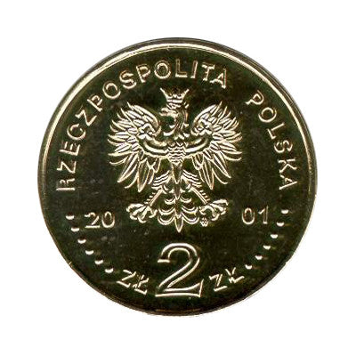 2 zł 2001 - Zabytki kultury materialnej w Polsce: Kopalnia soli w Wieliczce