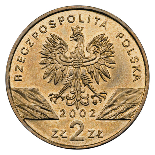 2 zł 2002 - Zwierzęta świata: Żółw błotny (woreczek 50 szt.)