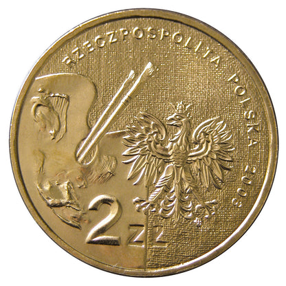 2 zł 2003 - Polscy malarze XIX/XX w.: Jacek Malczewski (1854-1929)