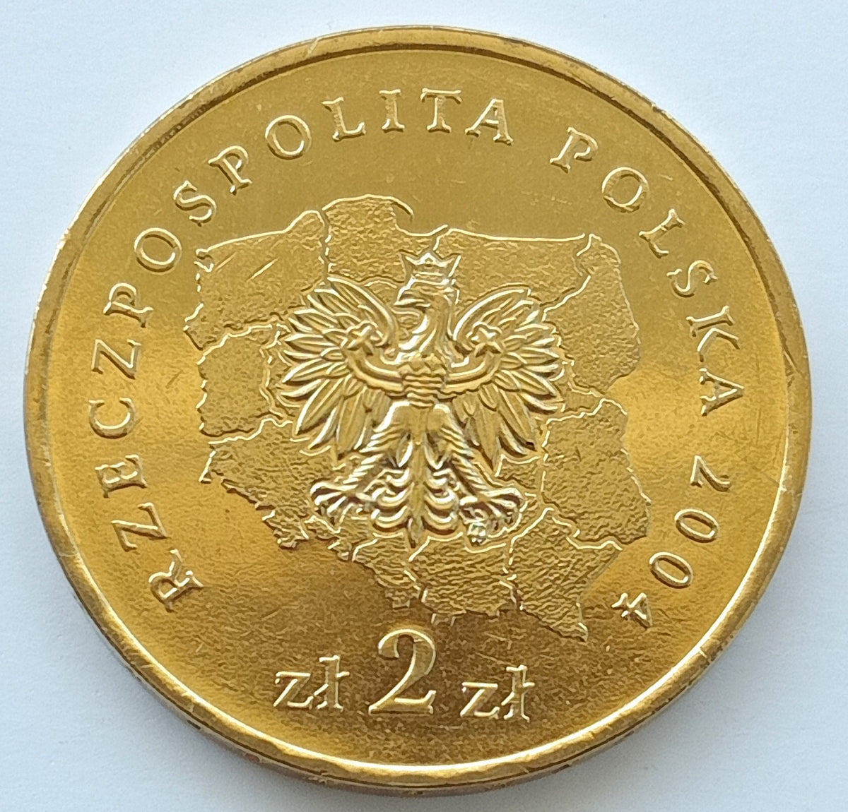 2 zł 2004 - Herby Województw: śląskie