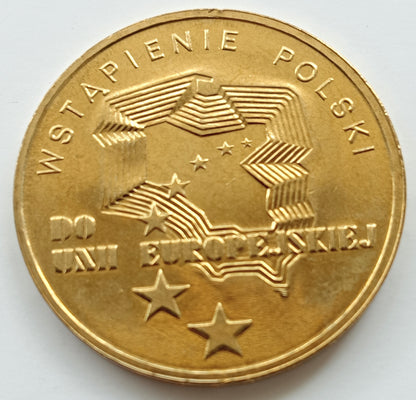 2 zł 2004 - Wstąpienie Polski do Unii Europejskiej