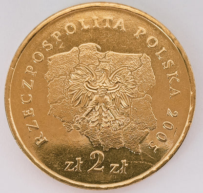 2 zł 2005 - Herby Województw: świętokrzyskie