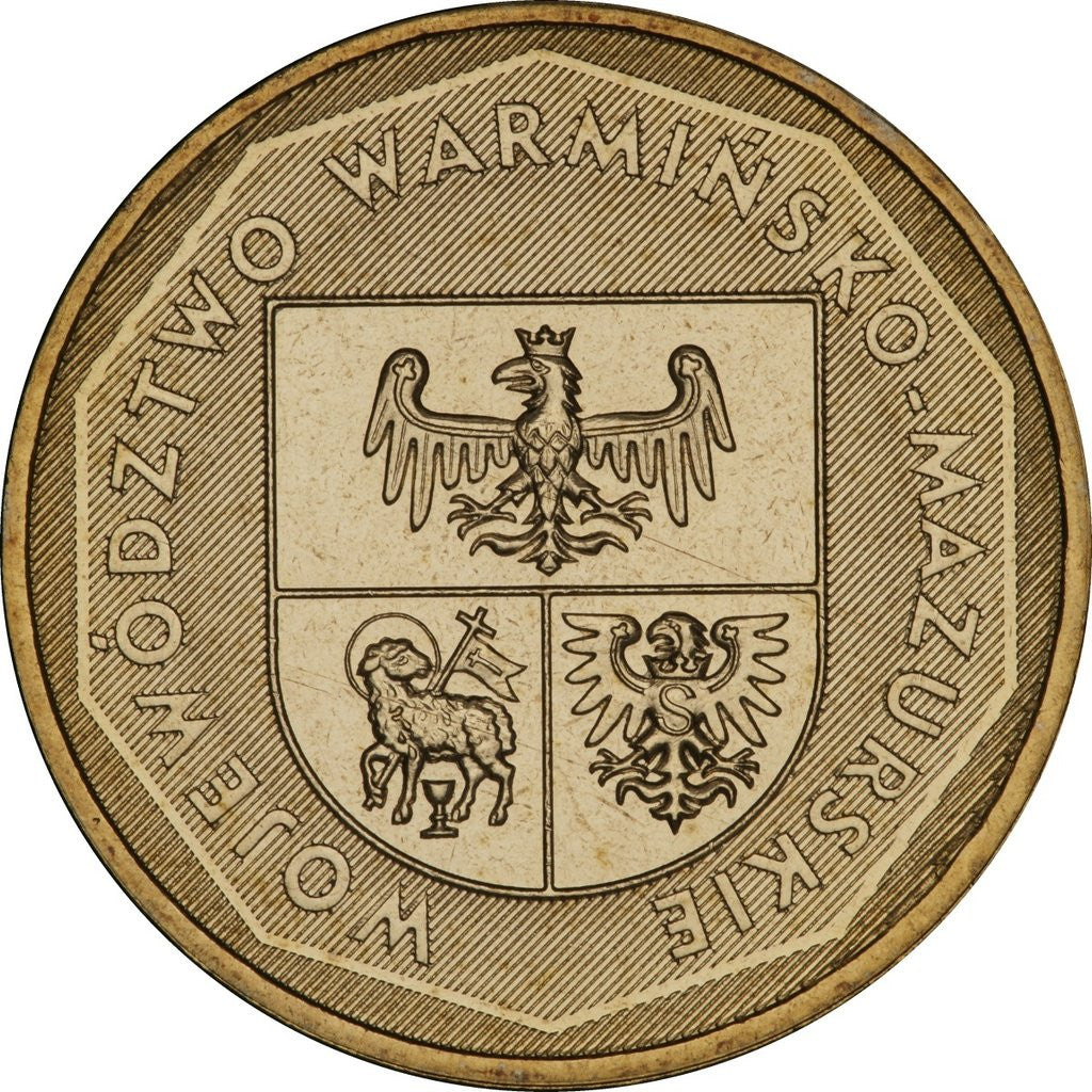 2 zł 2005 - Herby Województw: warmińsko-mazurskie