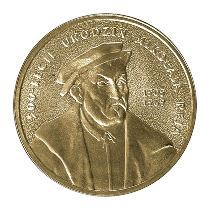 2 zł 2005 - Mikołaj Rej (1505-1569) – 500. rocznica urodzin