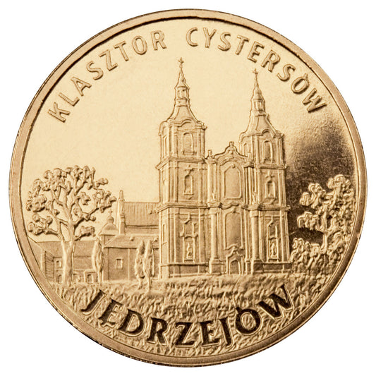 2 zł 2009 - Miasta w Polsce: Jędrzejów – Klasztor Cystersów
