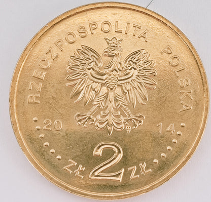 2 zł 2014 - Kanonizacja Jana Pawła II – 27 IV 2014