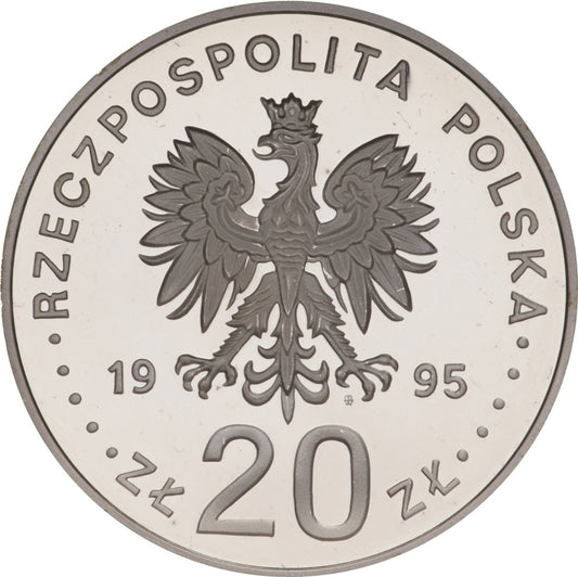 20 zł 1995 - Katyń, Miednoje, Charków - 1940