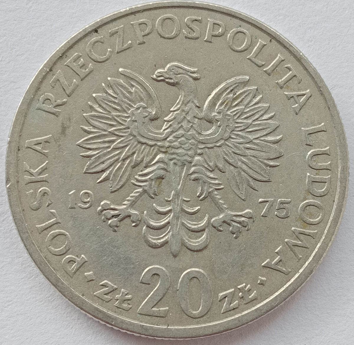 20 Złotych 1975 Marceli Nowotko