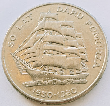 20 Złotych 1980 50 lat Daru Pomorza