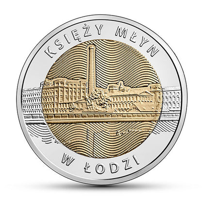 5 zł 2016 - Odkryj Polskę – Księży Młyn w Łodzi