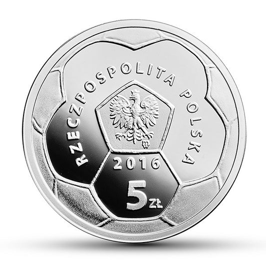 5 zł 2016 - Polskie Kluby Piłkarskie – Legia Warszawa