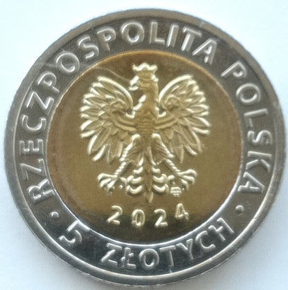 5 zł 2024 Opactwo Benedyktynów w Tyńcu