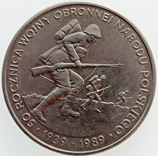500 Złotych 1989 50 rocznica Wojny Obronnej