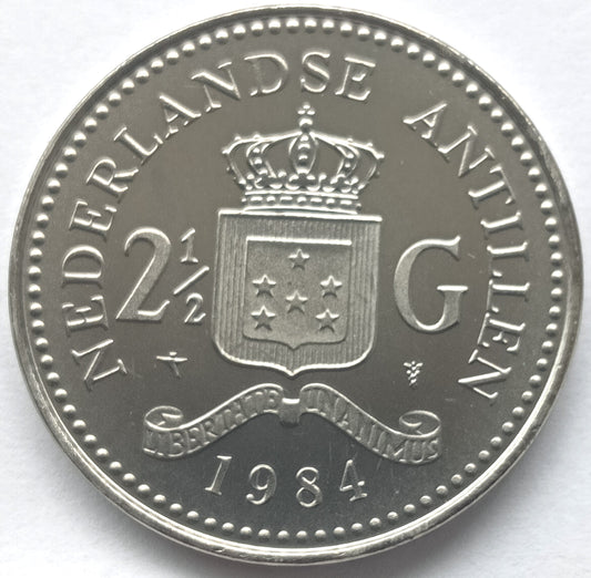Antyle Holenderskie 2,5 Gulden 1984