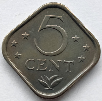 Antyle Holenderskie 5 Cent 1984
