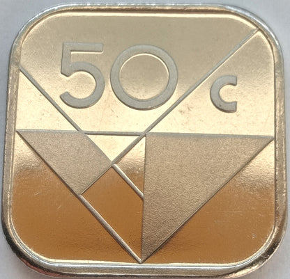 Aruba 50 Centów 1986