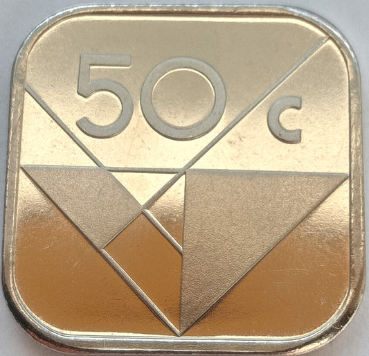 Aruba 50 Centów 1988