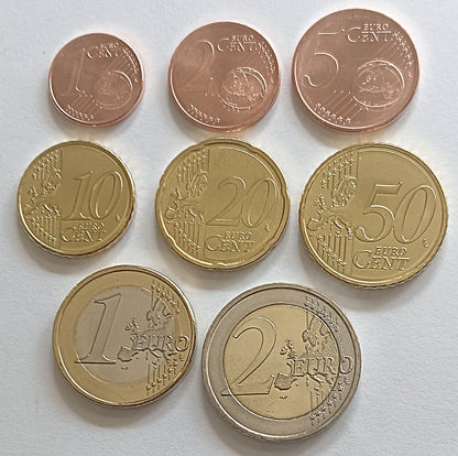 Austria 2017 zestaw monet 1 cent do 2 euro