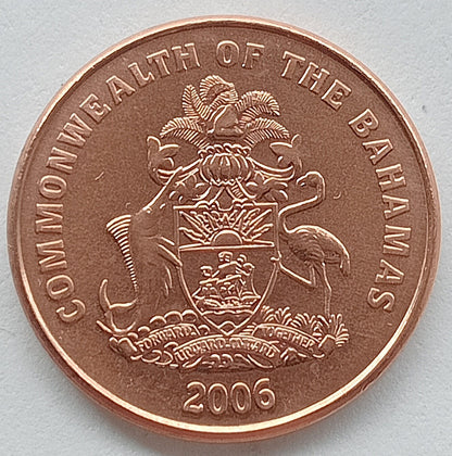 Bahamy 1 Cent 2006