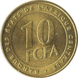BEAC 10 Franków CFA 2006
