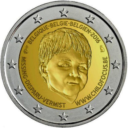 Belgia 2 euro 2016 Belgijska fundacja dla dzieci zaginionych i krzywdzonych