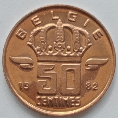 Belgia 50 centymów 1982