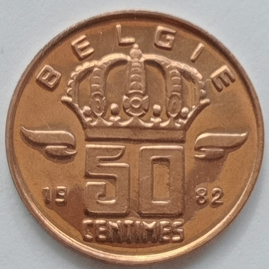 Belgia 50 centymów 1982