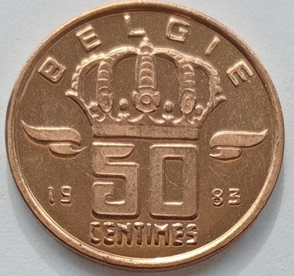 Belgia 50 centymów 1983