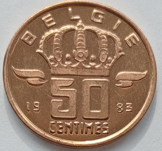 Belgia 50 centymów 1983