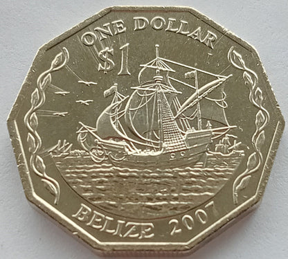 Belize 1 Dolar 2007