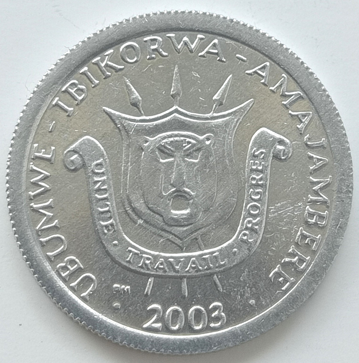 Burundi 1 Frank 2003