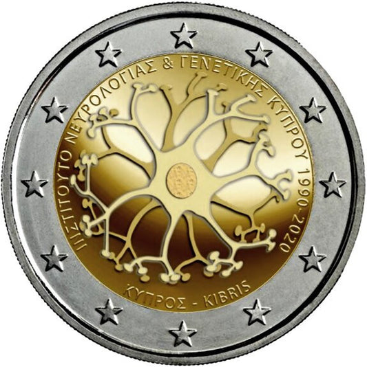Cypr 2 euro 2020 30 lat Cypryjskiego Instytutu Neurologii i Genetyki