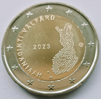 Finlandia 2 euro 2023 Służby społeczne i ochrony zdrowia