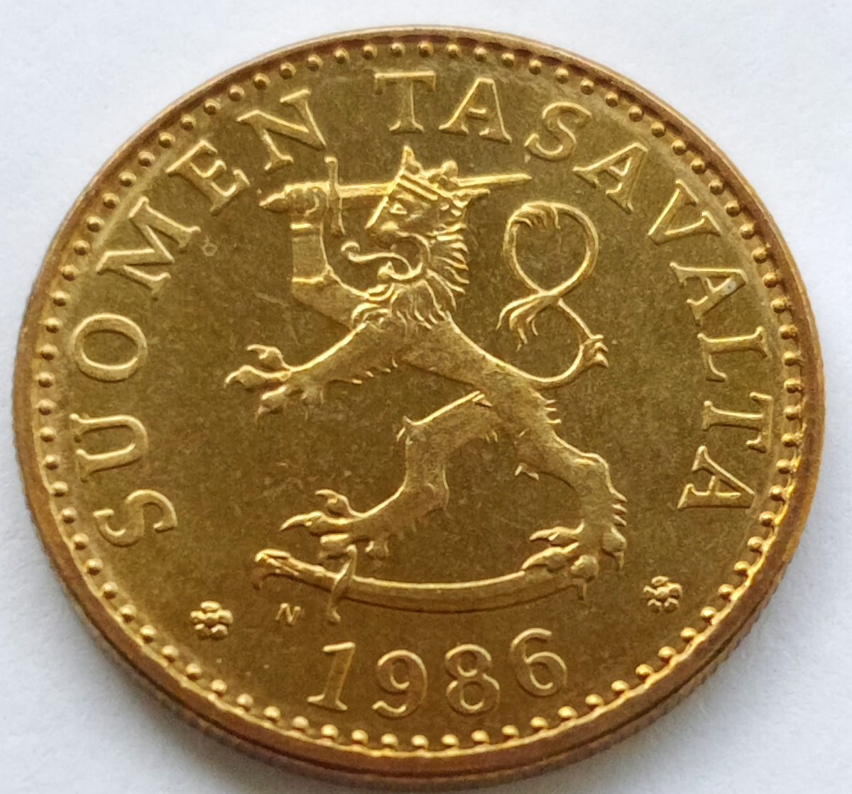Finlandia 20 Penni 1986